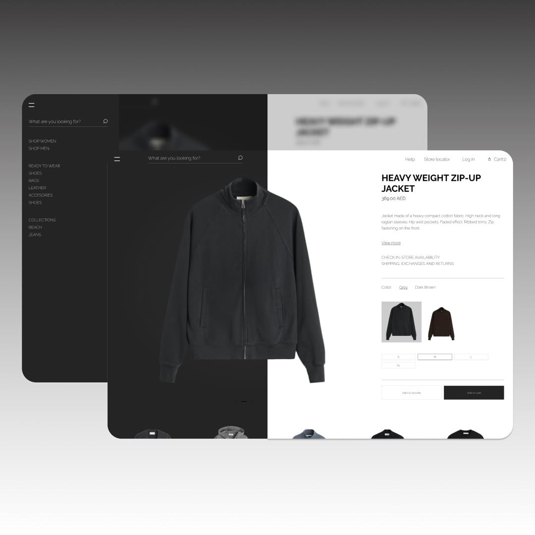 From the runway to your screen, our dual-themed UI is here to elevate your shopping experience. Day or night, we've got you covered in style